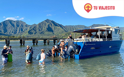 Paseo en barco por NaPali en el Amelia K: descubre la costa más icónica de Kauai