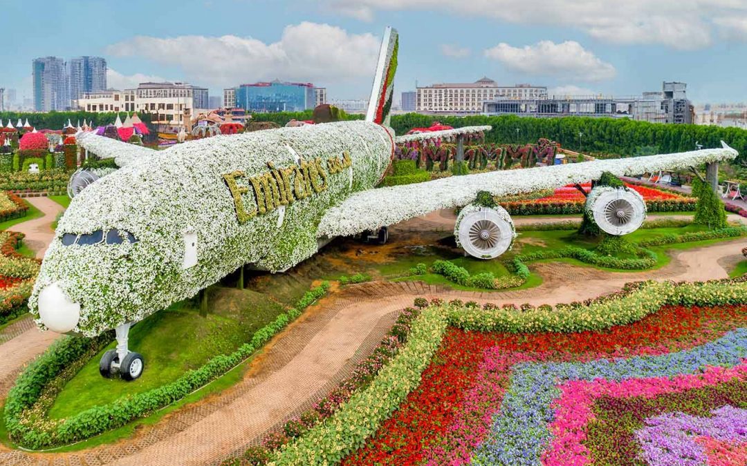 Turismo en Dubai Miracle Garden: un paraíso floral que sorprende a cada visitante